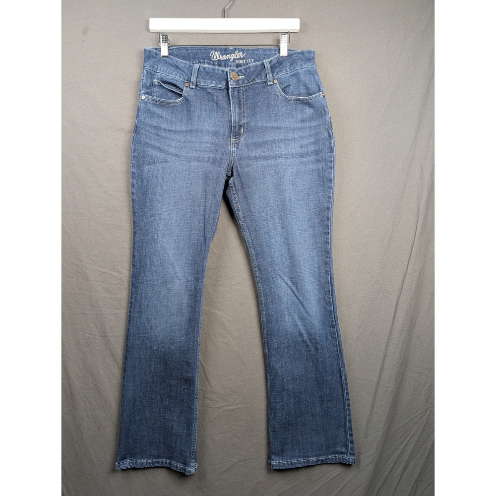 Wrangler Women Mid Rise Bootcut Blue‎ Jeans 1009MWZDO 13x32